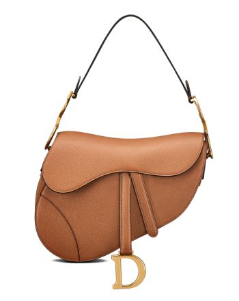 Christian Dior Saddle Bag Coffee