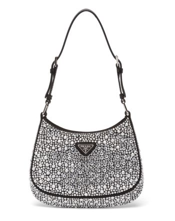 Prada Cleo Satin Bag With Appliques 1BC169